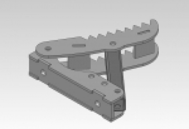 Baggerdaumen Greifer Holzgreifer Niederhalter Verladung für Bagger 1-3t hydraulisch